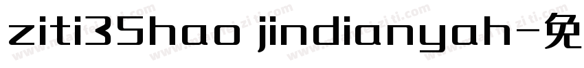 ziti35hao jindianyah字体转换